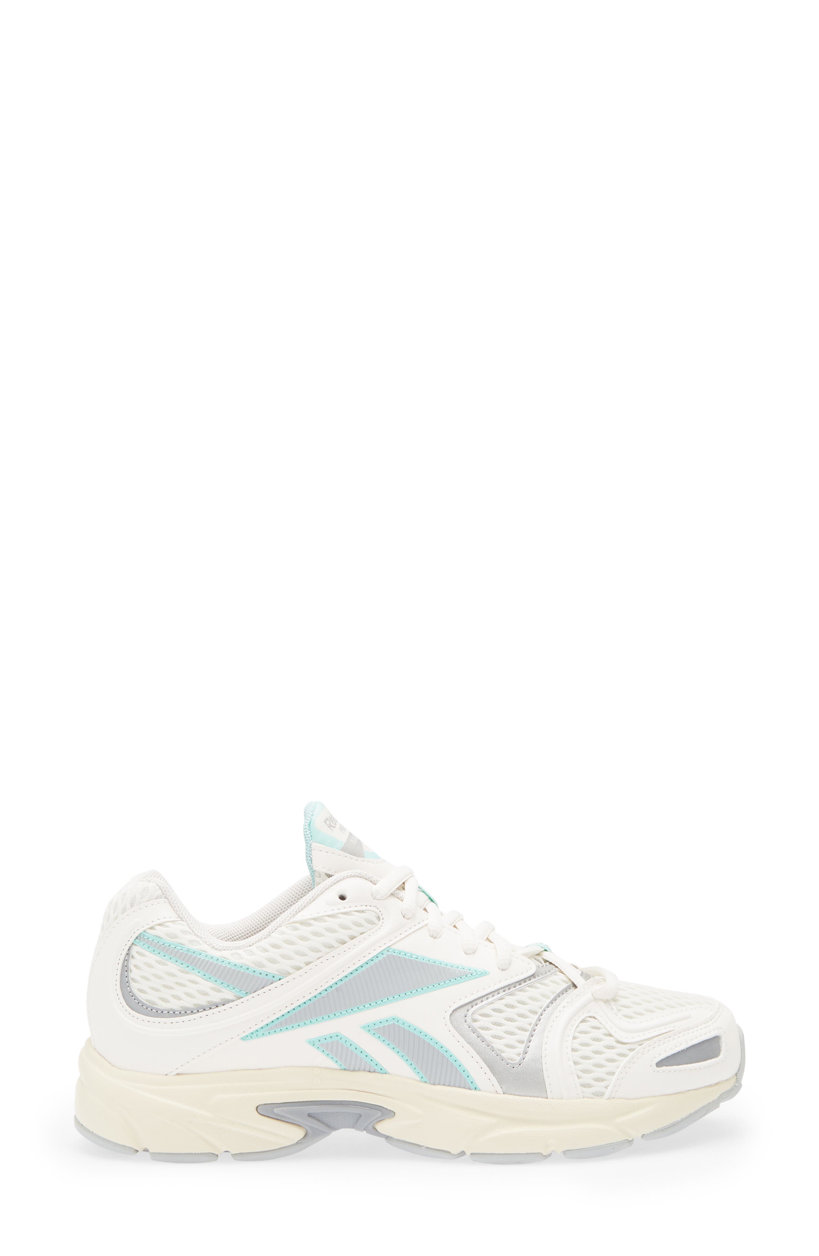 Reebok Premier Road Plus VI Sneaker, Alternate, color, Chalk/Grey 1/Glitch Aqua