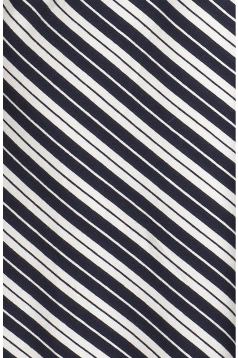 Chevron Stripe Maxi Dress, Alternate, color, NAVY/ WHITE