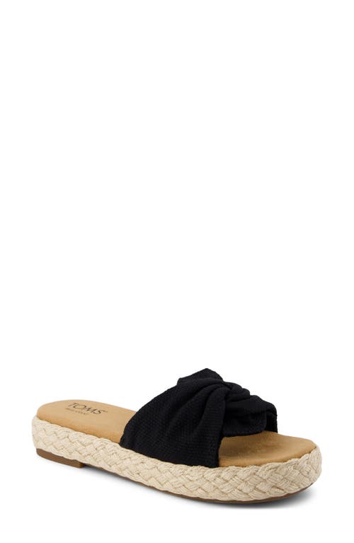 TOMS TOMS ABBY PLAFTORM SLIDE SANDAL