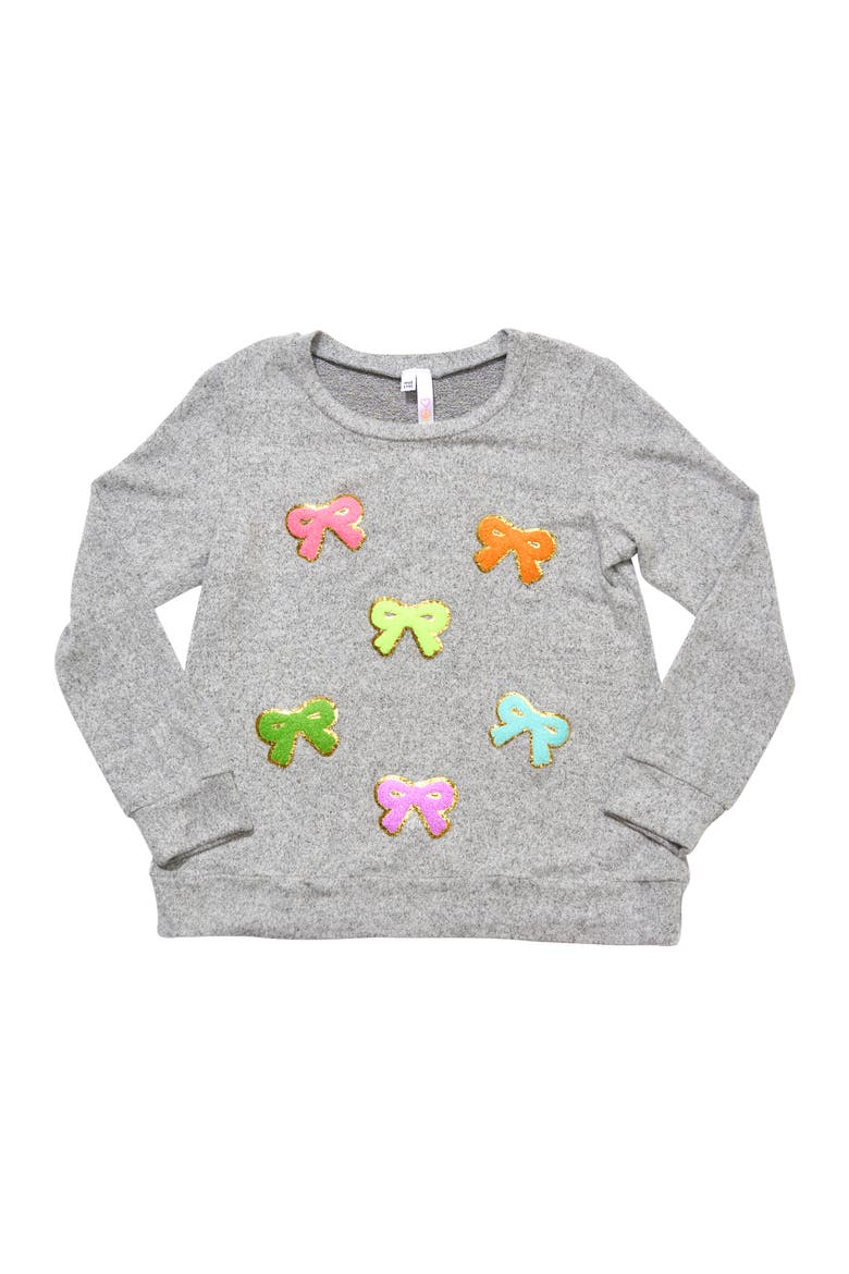 Hacci sweatshirt, Alternate, color, Heather Gray