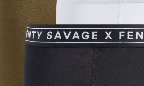 Savage X Fenty Savage Classics 3-pack Boxer Briefs In Black