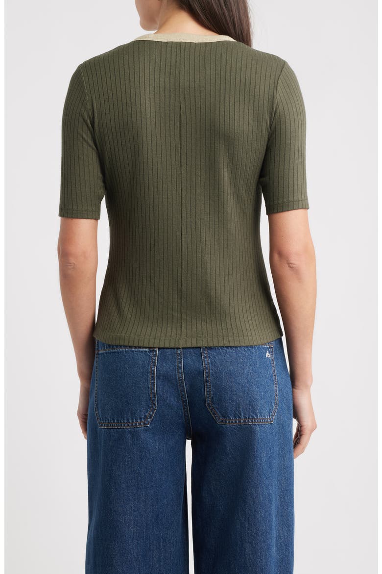 Slim Fit Ringer T-shirt, Alternate, color, DKOLV