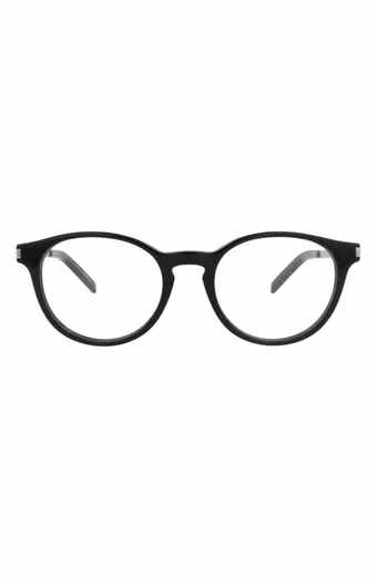 Saint Laurent 49mm Round Optical Glasses