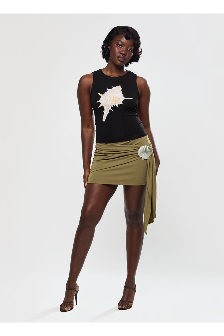 Maren Skirt, Main, color, Seaweed