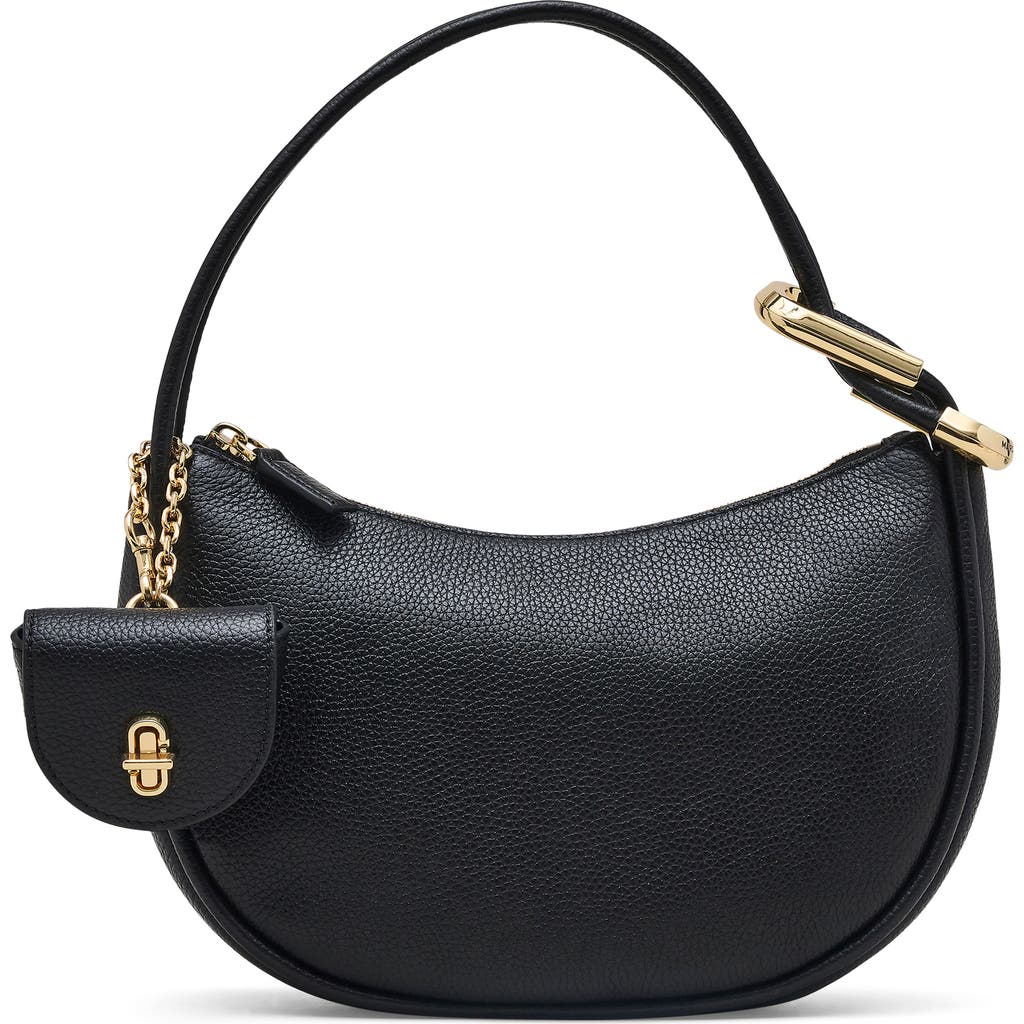Marc Jacobs The Crescent Leather Dual Bag In Black