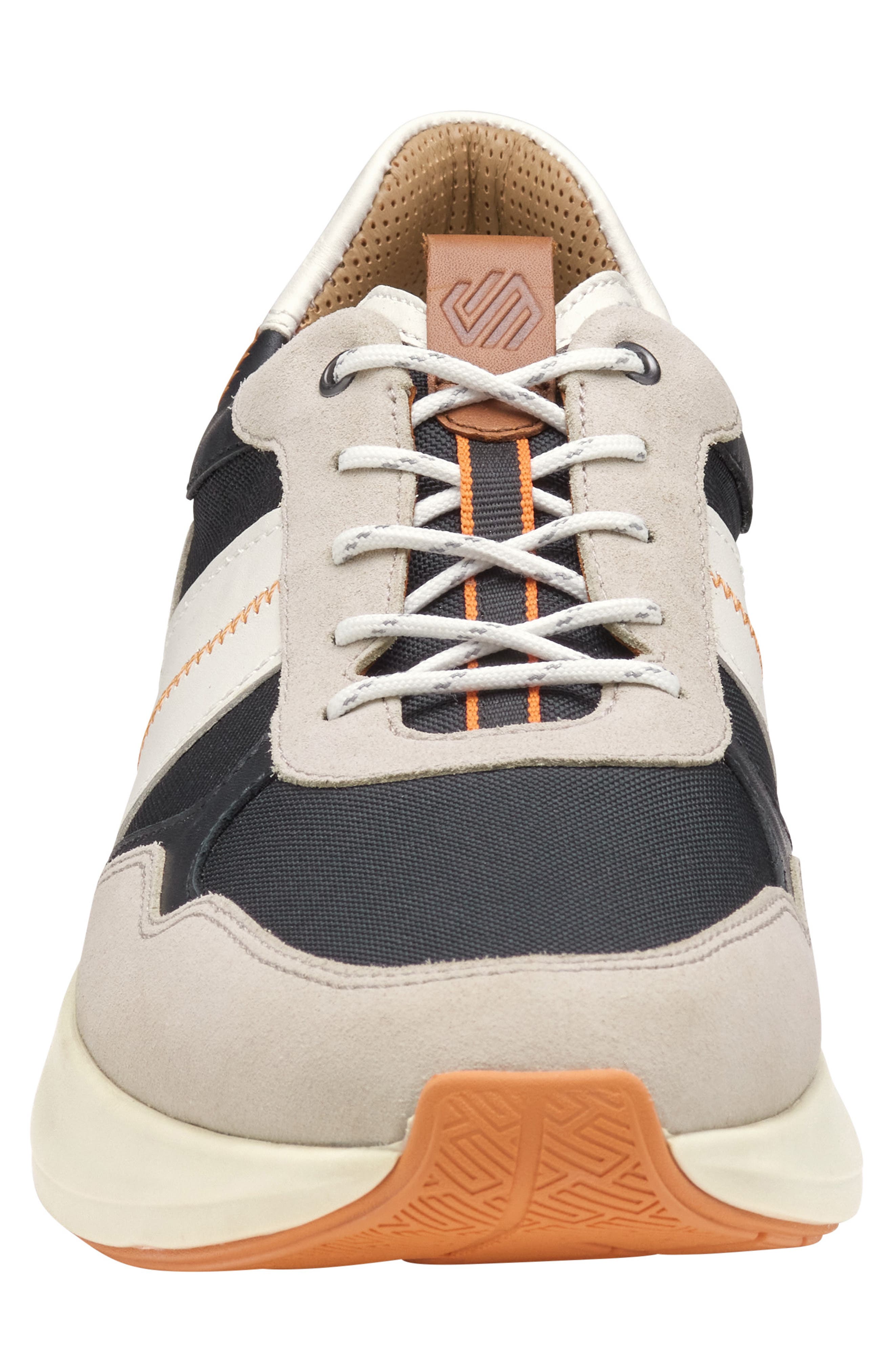 Johnston & Murphy Declan Waterproof Sneaker, Alternate, color, Beige Multi Waterproof Suede
