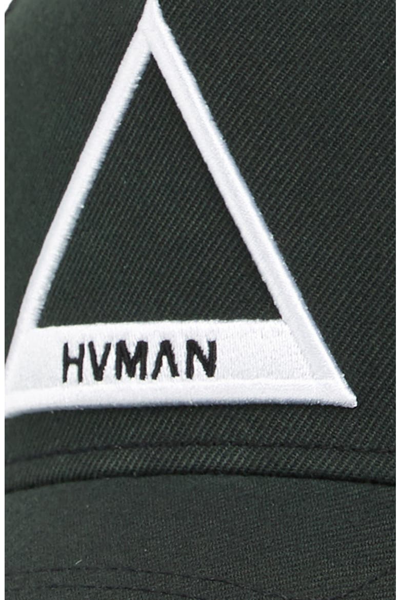 Triangle Mesh Trucker Hat, Alternate, color, BLACK