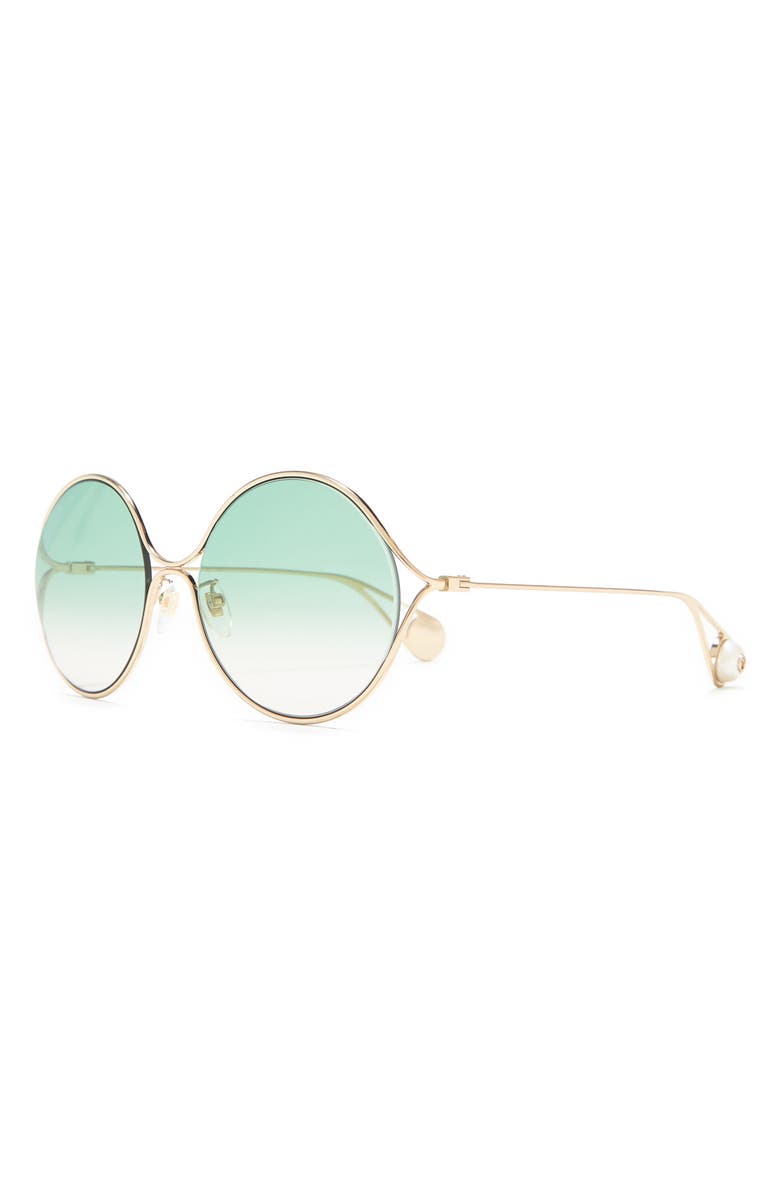 Gucci 60mm Round Sunglasses, Alternate, color,