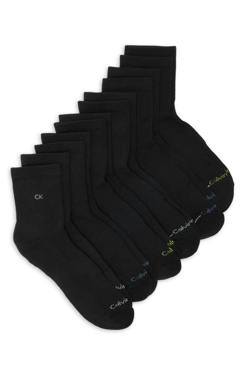 6-Pack Cushioned Quarter Socks