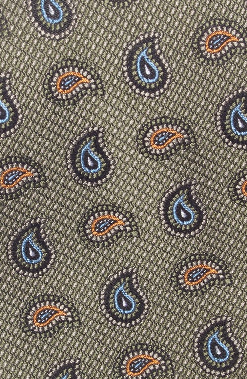 Nordstrom Paisley Silk Tie In Brown