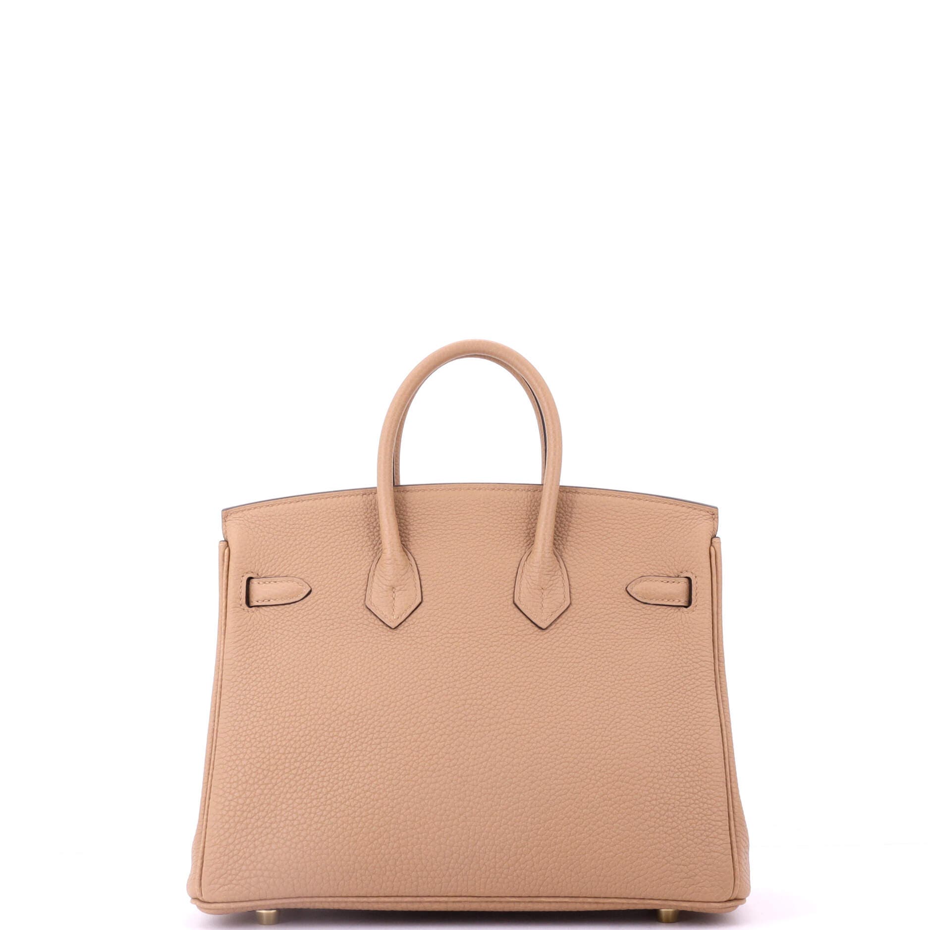 Pre-Owned Hermes Birkin Handbag Brown Togo with Gold Hardware 25, Alternate, color, Chai