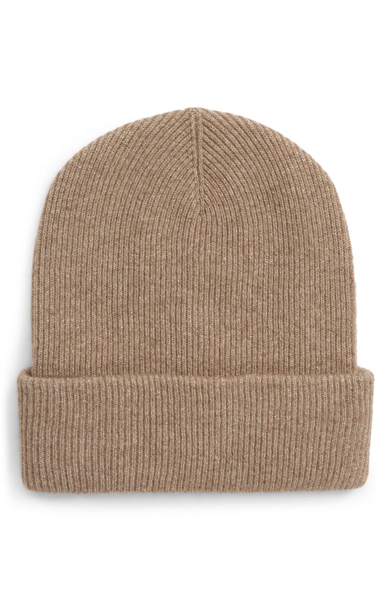 Brunello Cucinelli Sparkle Cashmere Beanie, Main, color,