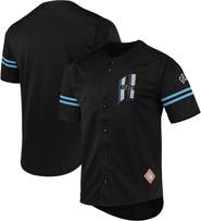 STITCHES Men's Stitches Black Homestead Grays Button-Down Jersey
