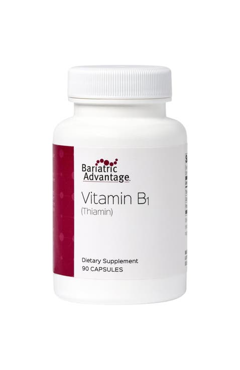 Vitamin B1 Thiamin Energy Support Mini Capsules 100 mg 90 Count
