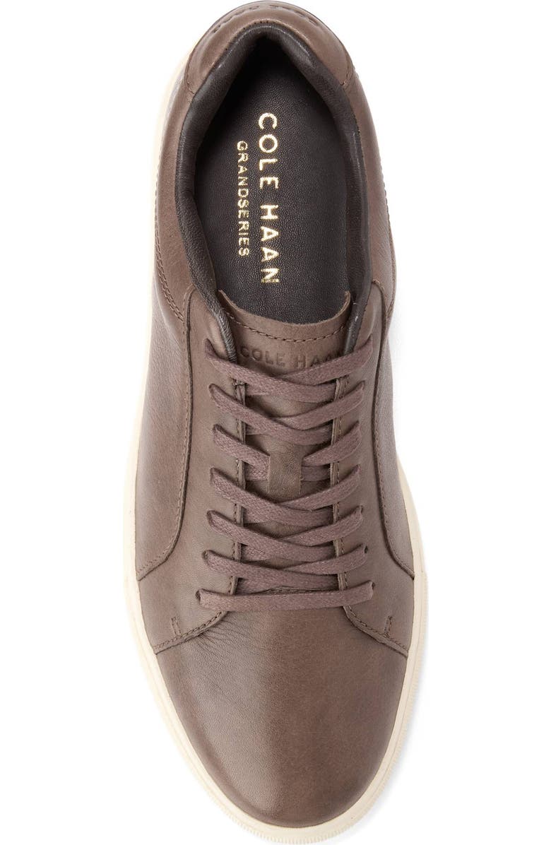 Cole Haan Grand Series Jensen Leather Low Top Sneaker, Alternate, color, Lava / Ivory