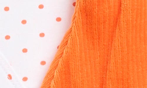 Baby Starters Halloween Long Sleeve Bodysuit & Plush Jumper Dress Set In Multi