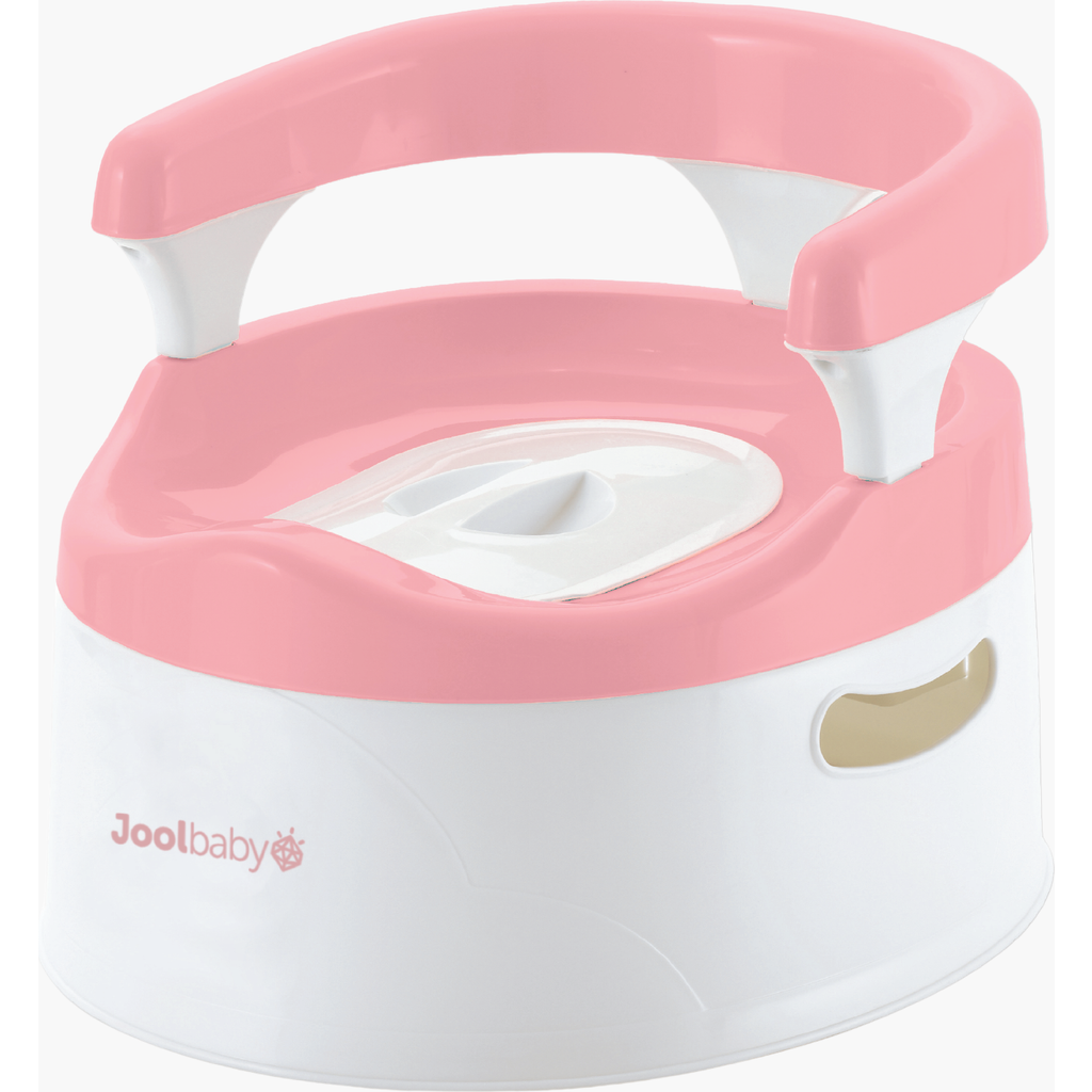 Jool Baby Handled Potty Chair Toilet Training Seat In Pink