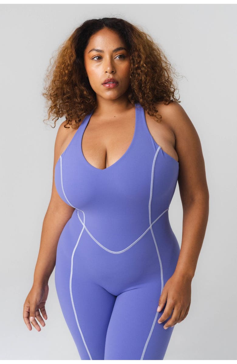 Vitality Cloud II X Jumpsuit, Alternate, color, Blueberry Contrast