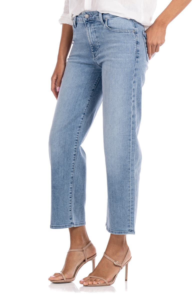 Fidelity Denim Malibu Crop Wide Leg Jeans, Alternate, color, 