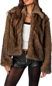 EDIKTED Faux Fur Jacket | Nordstrom