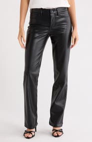 NYDJ Sculpt-Her™ Marilyn Straight Leg Faux Leather Pants