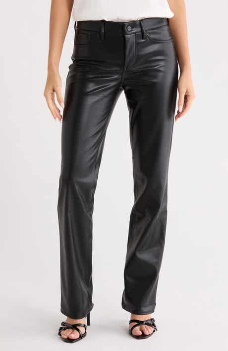 NYDJ Sculpt-Her™ Marilyn Straight Leg Faux Leather Pants