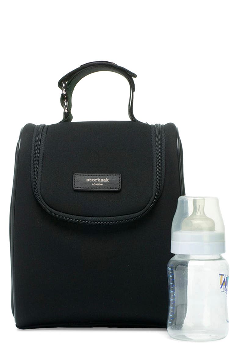 Hero Luxe Water Resistant Nylon Backpack Diaper Bag, Alternate, color, BLACK