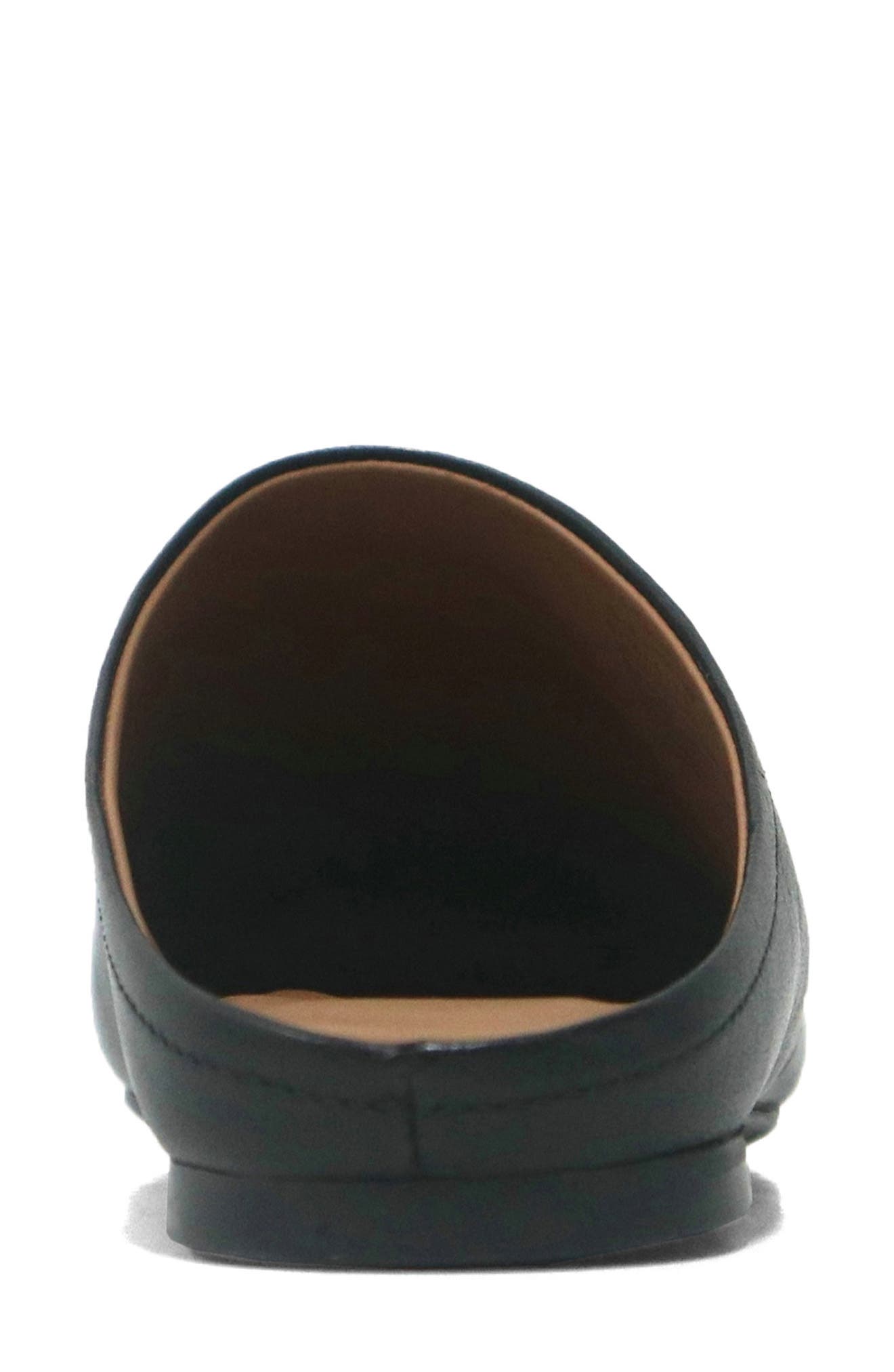 Gentle Souls Wanda Mule, Alternate, color, Black Leather