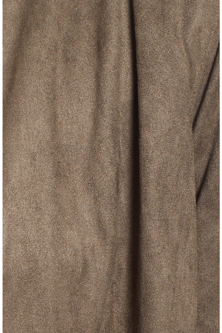 Faux Suede Bomber Jacket, Alternate, color, DEEP MAUVE