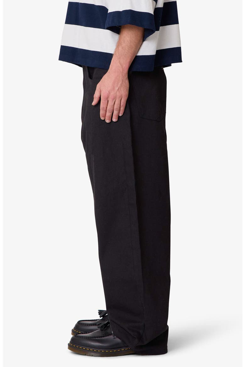 Darted Baggy Jeans, Alternate, color, RINSED BLACK
