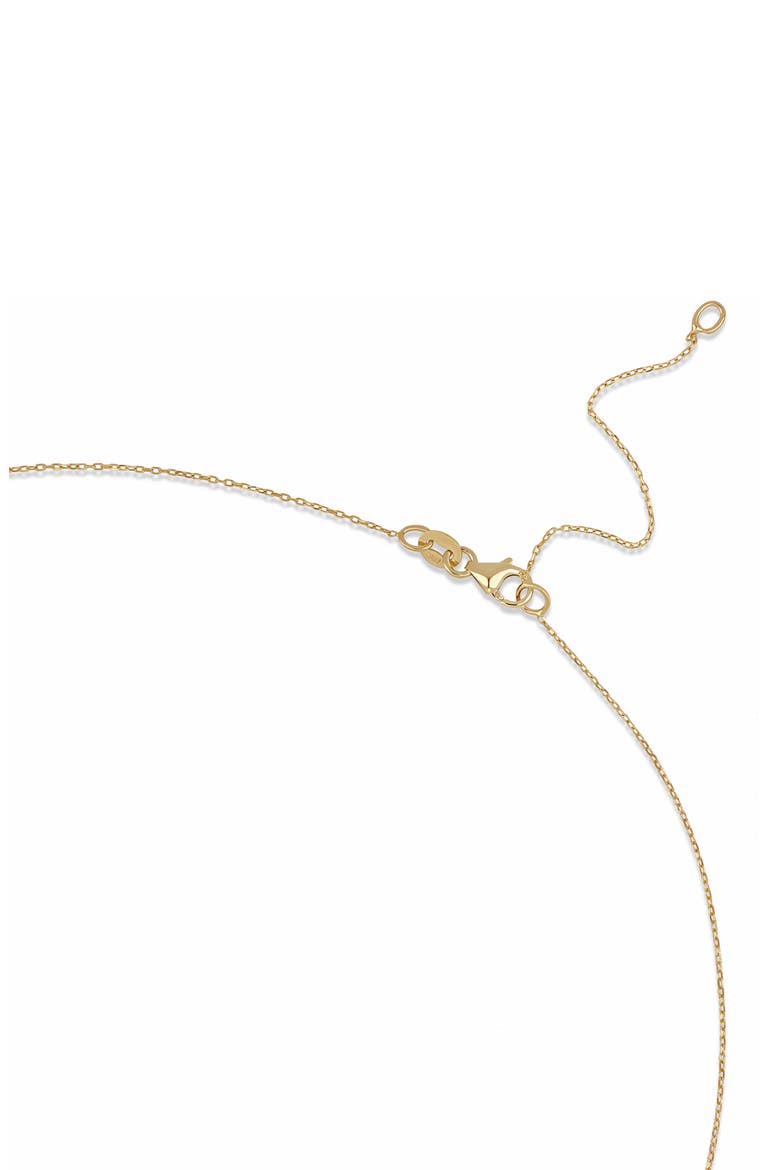 14K Gold Cross Pendant Necklace, Alternate, color, YELLOW