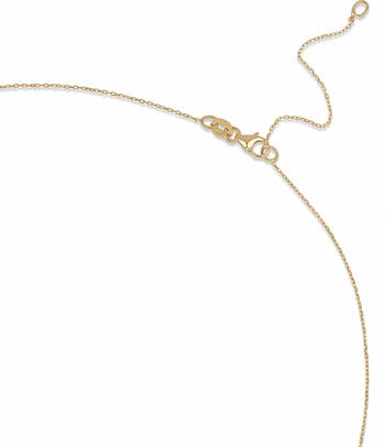 14K Gold Cross Pendant Necklace