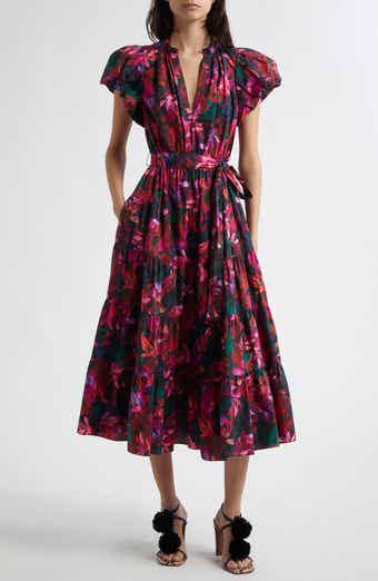 Ulla Johnson Ottilie Puff Sleeve Cotton Maxi Dress