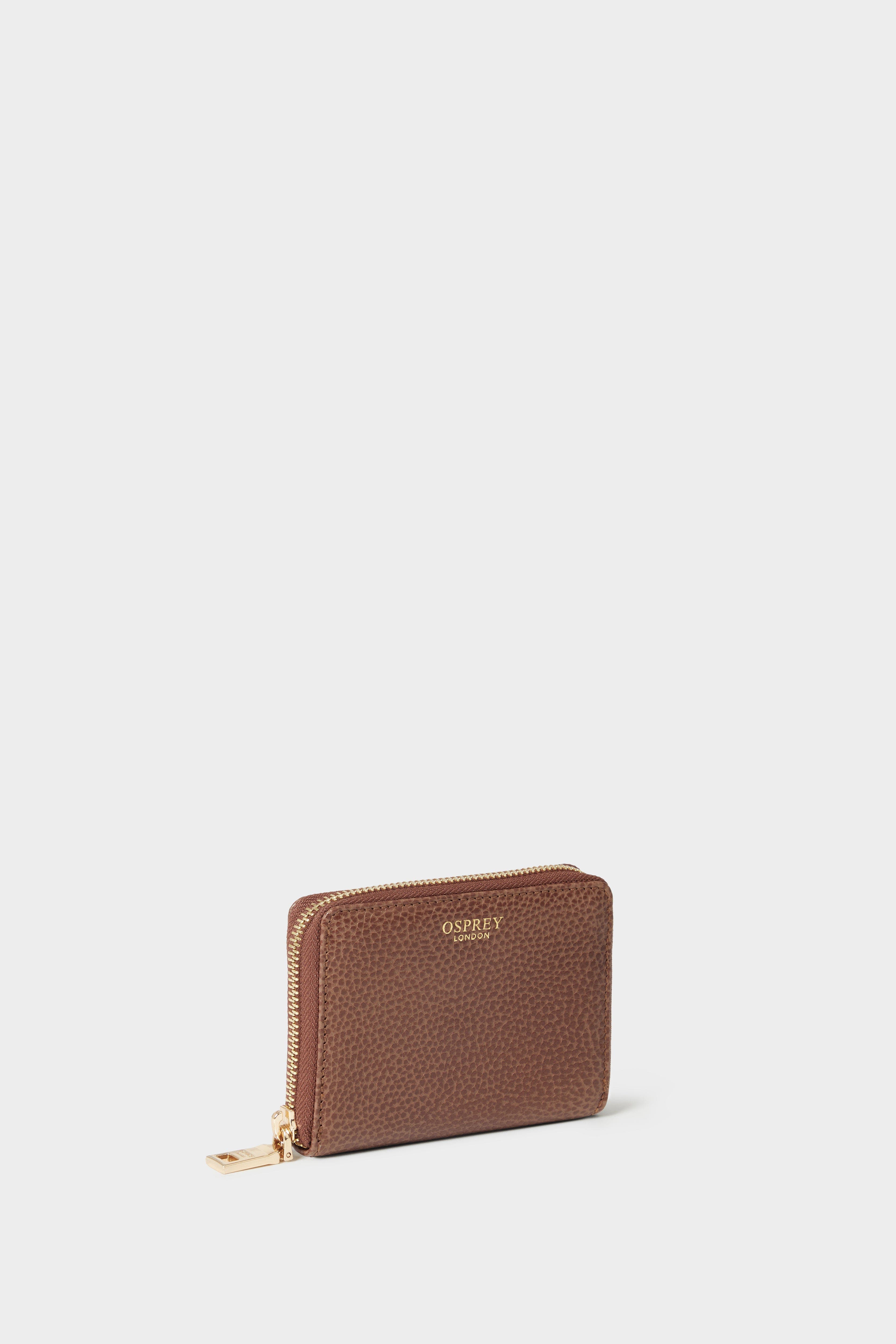 The Core Small Leather Zip Around Wallet, Alternate, color, Tan