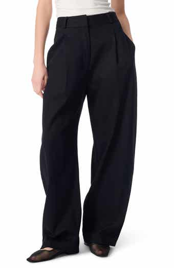 Robert Rodriguez Wrenna High Waist Pleated Front Wide Leg Pants