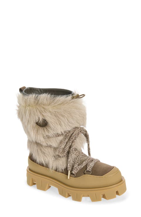 Peak Apres Leather and Genuine Shearling Snow Boot