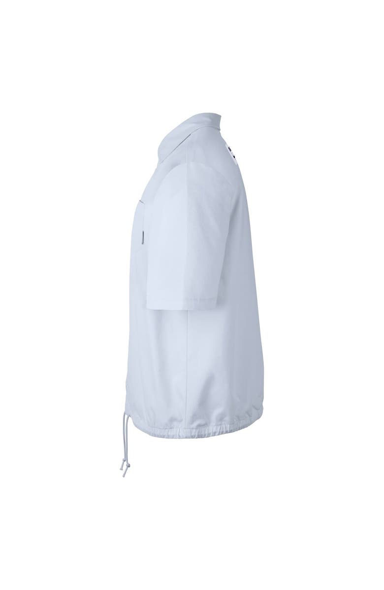 Nike Men's Nike Gray NBA All World Hoops Short Sleeve Button-Up Coaches Top, Alternate, color, Gray