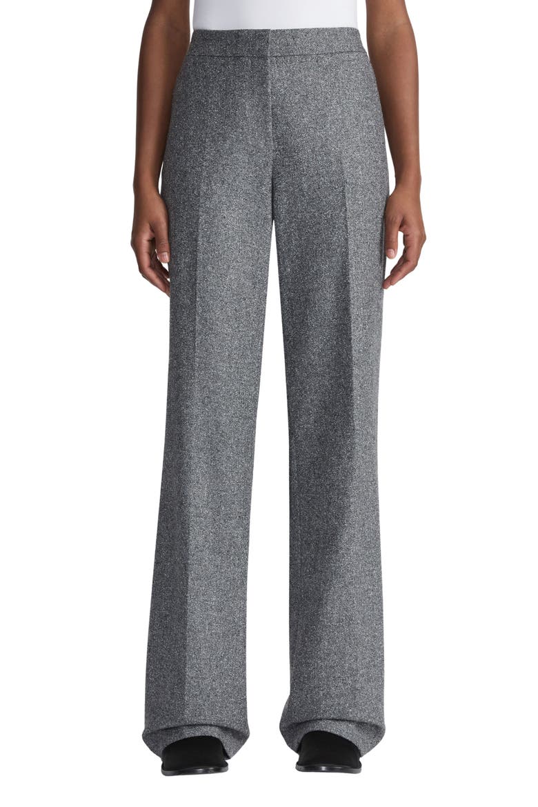 Gates Flecked Donegal Tweed Pants, Main, color, GRAPHITE MULTI
