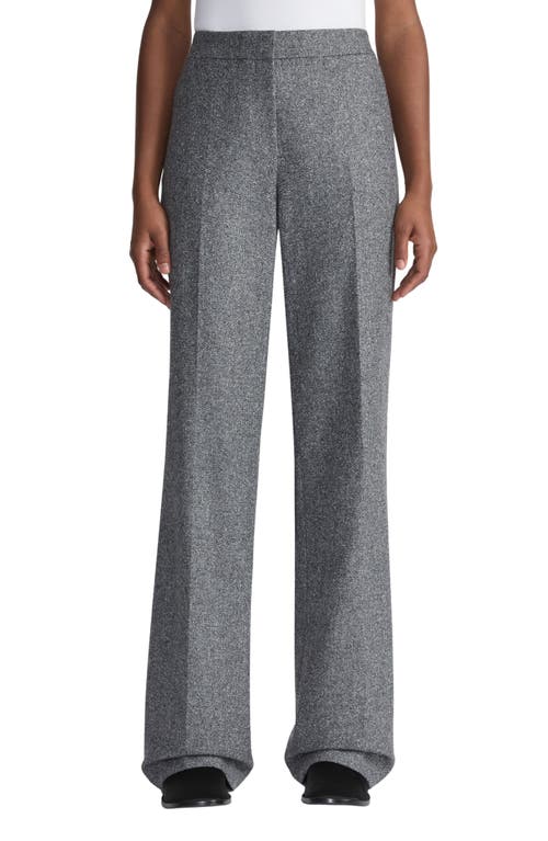 Lafayette 148 New York Gates Flecked Donegal Tweed Pants in Graphite Multi 