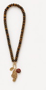 Daniela Millan Jewelry Golden Beaded Necklace