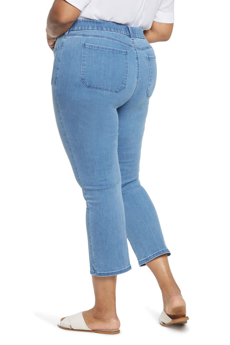 Marilyn Infinity Waist Button Fly Crop Jeans, Alternate, color, EVERLY