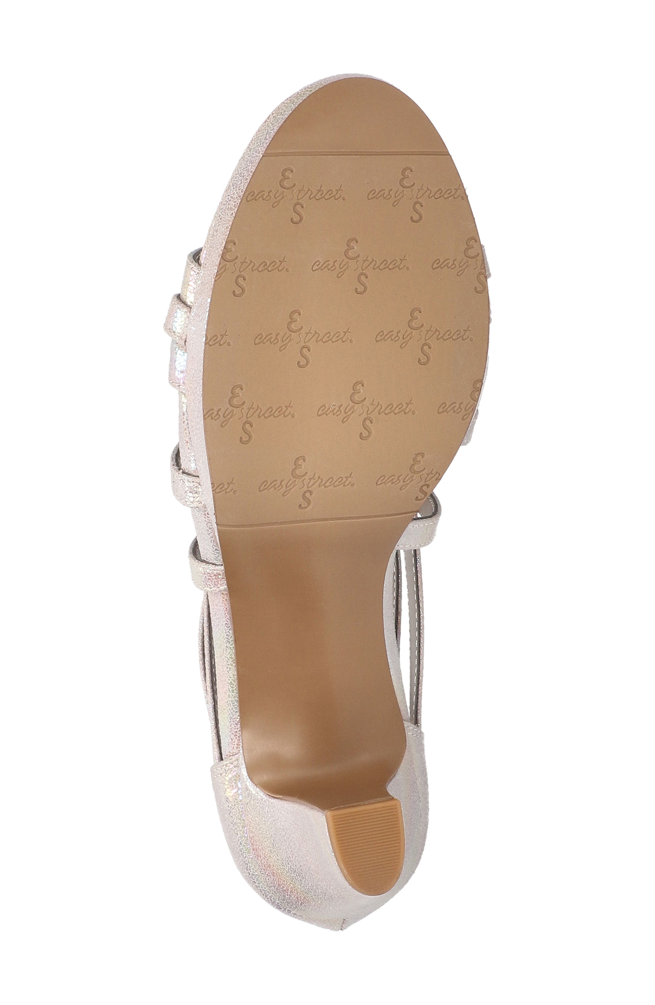Bee Cage Sandal, Alternate, color, NATURAL IRIDESCENT