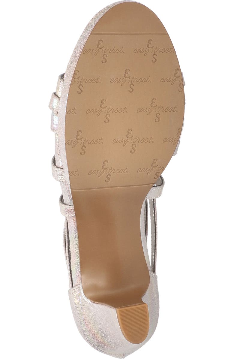 EASY STREET Bee Cage Sandal, Alternate, color, Natural Iridescent