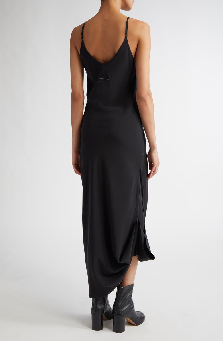 MM6 Maison Margiela Convertible Silk Slipdress, Alternate, color, 
