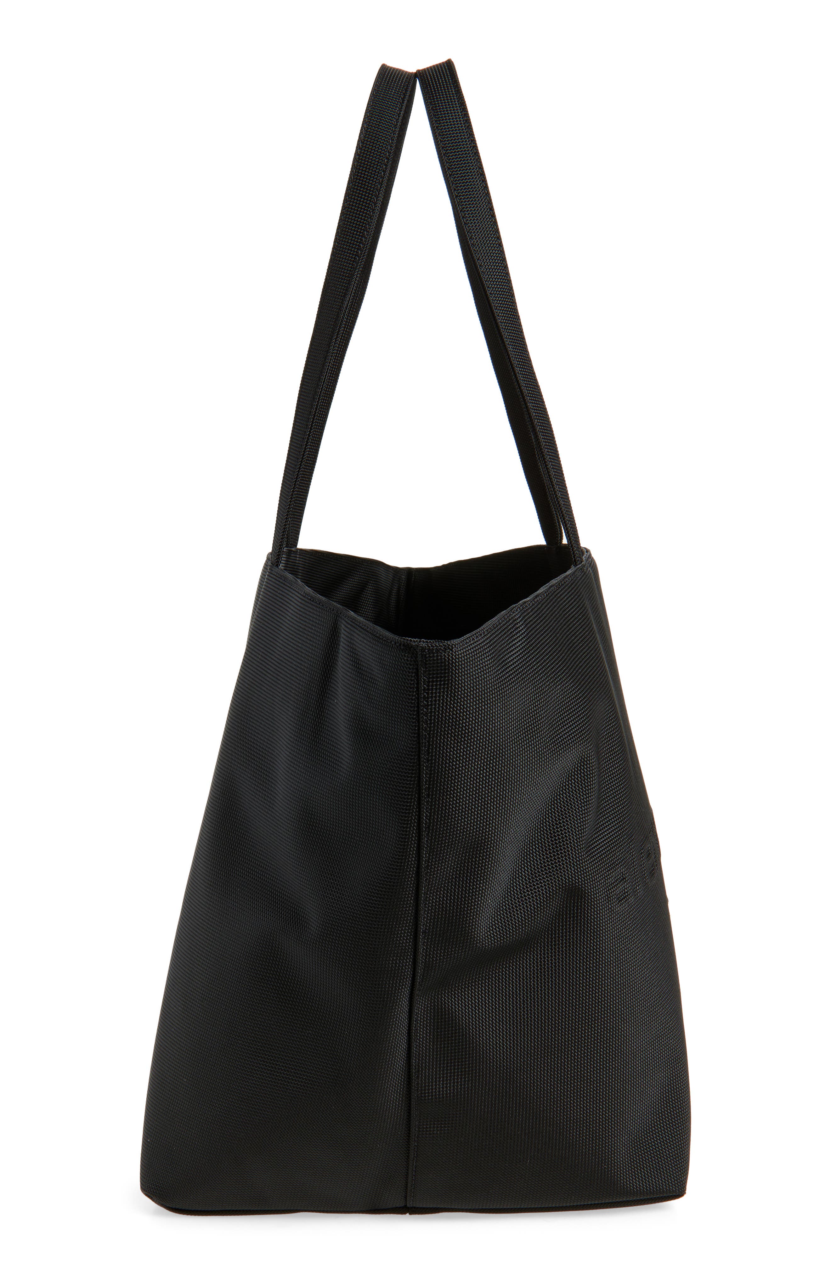 Alexander Wang Punch Nylon Canvas Tote, Alternate, color, Black