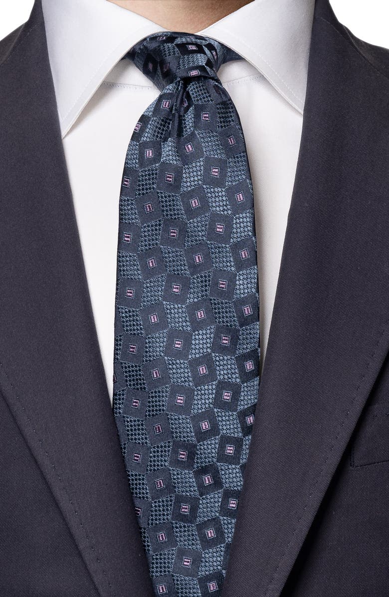 Eton Medallion Silk Tie, Alternate, color, 