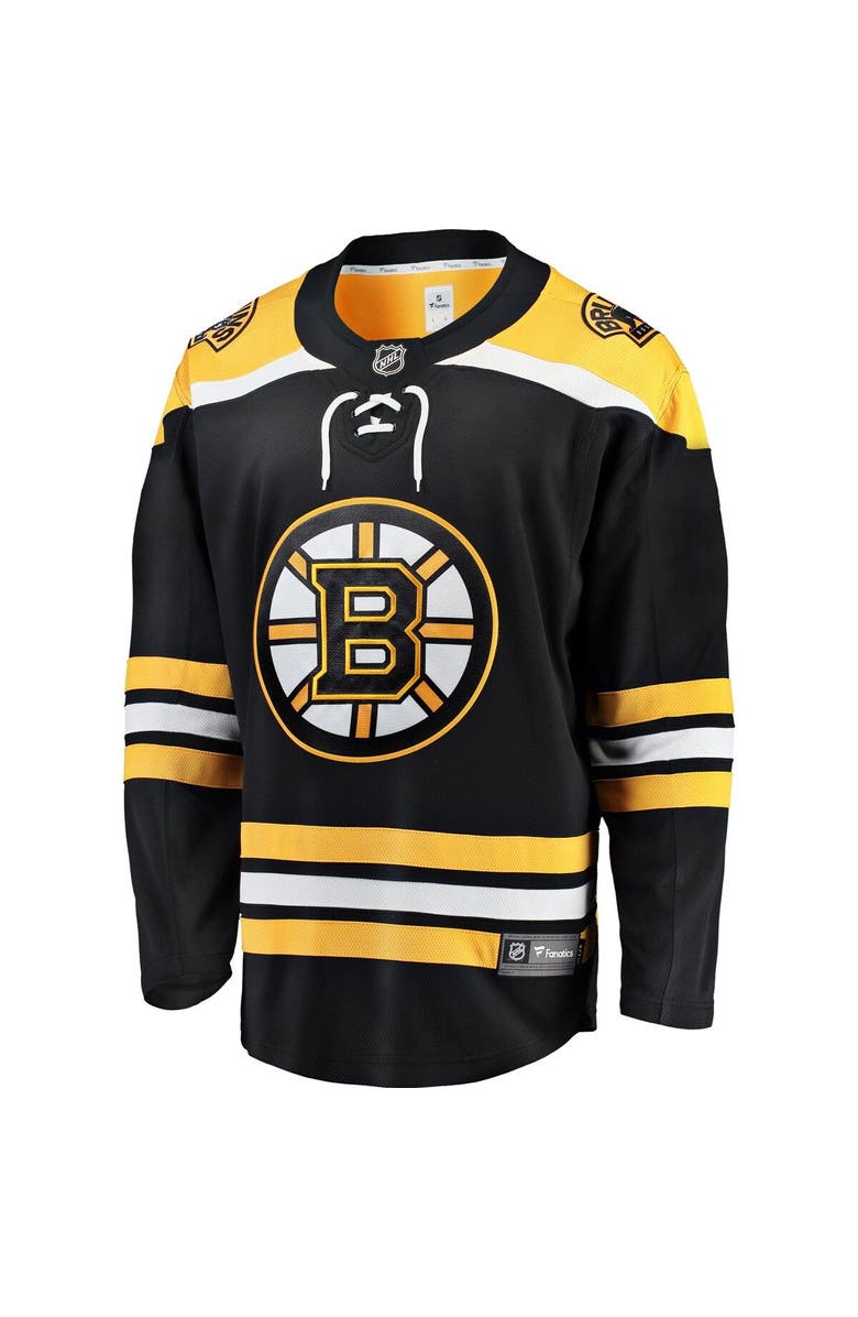 FANATICS Men's Fanatics Black Boston Bruins Breakaway Home Jersey, Alternate, color, Black