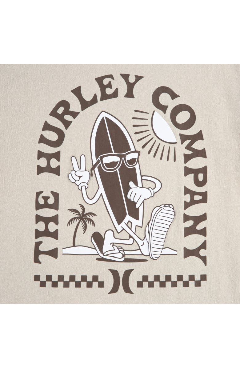 Hurley Kids' Board Dude Graphic T-Shirt, Alternate, color, Rattan