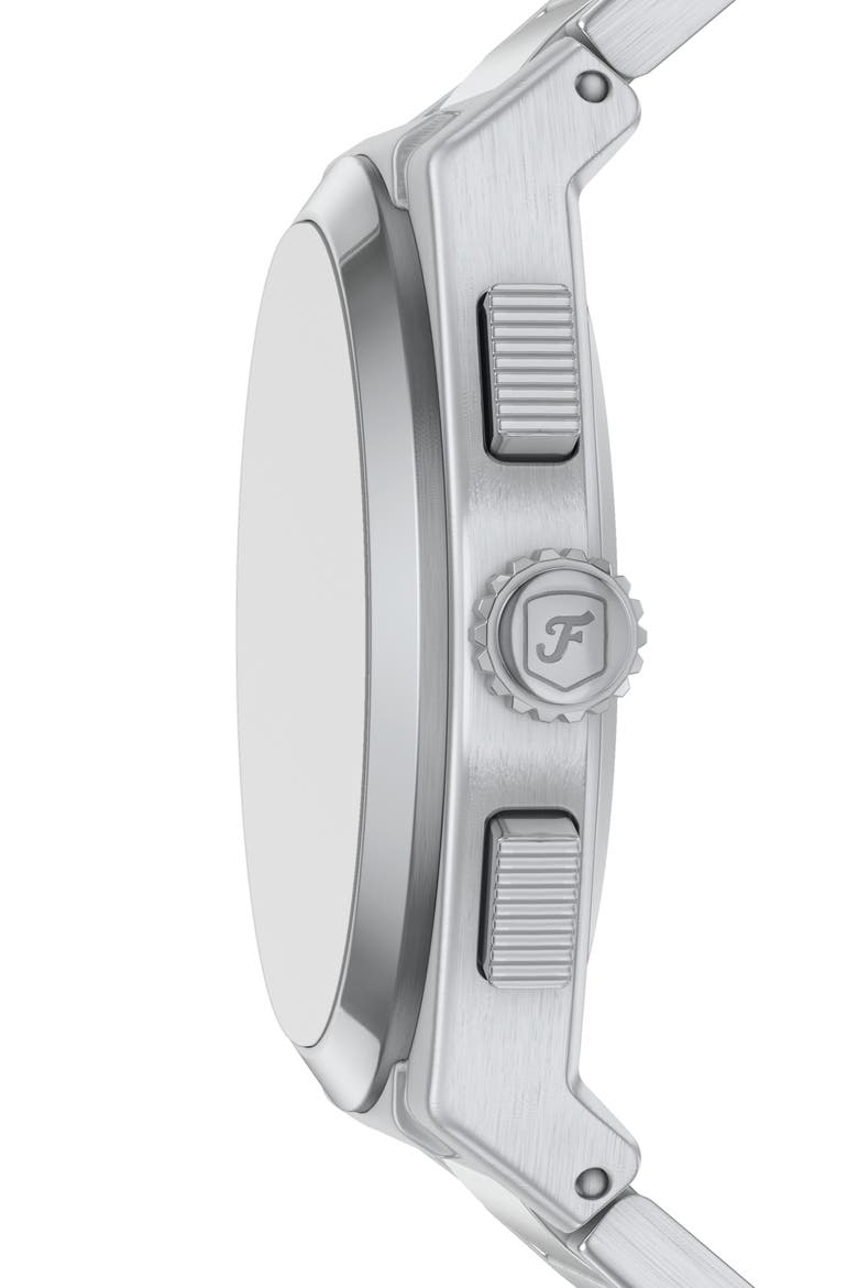Everett Chronograph Bracelet Watch, 42mm, Alternate, color, SILVER/ GREY