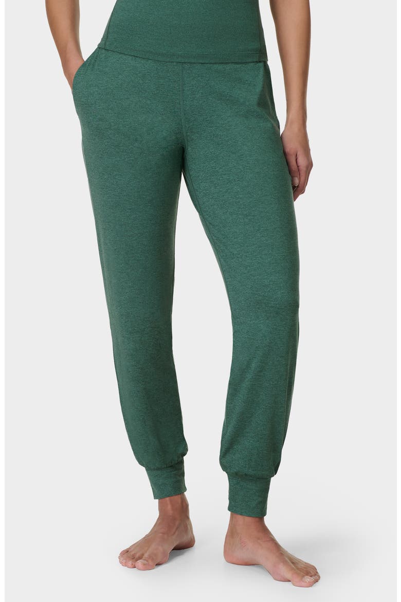 Gaia Long Pocket Joggers, Main, color, GLADE GREEN MARL